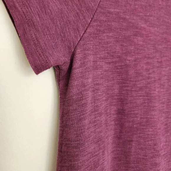 DULUTH TRADING CO To N Flow T Shirt Dress Size M UPF 30 Stay-Dry Comfort Purple - Picture 4 of 5